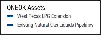 Acquired remaining 20 percent interest in the West Texas LPG Pipeline in July 2018 to become the sole pipeline owner Strategic step in broader Permian Basin strategy