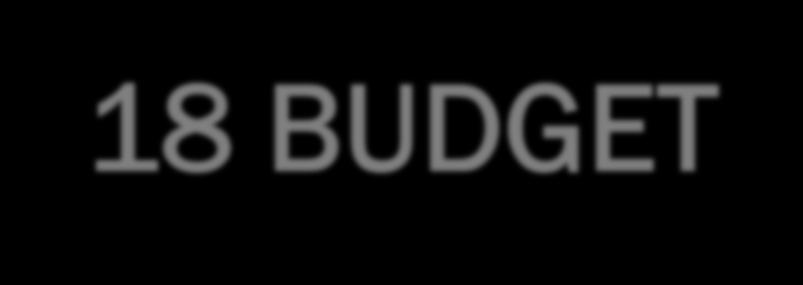 Budget Summary for