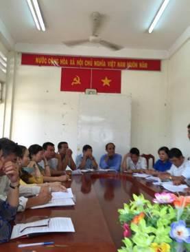 Meetings Meeting in Nhuan Duc Commune