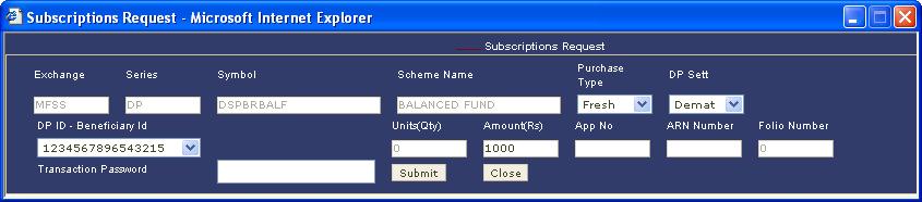 MFSS security is deleted from MFSS Market Watch Delete Scrip option. Select the security and click on Delete Scrip button. 30.