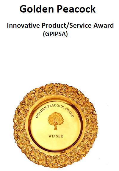 Golden Peacock Innovative Product/Services Award -2012 in commodity exchange segment National Spot Exchange has received Golden Peacock Innovative Product/Services Award in commodity exchange segment.
