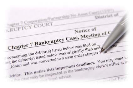 Bankruptcy Roadmap Chapter 7 The petition is filed.