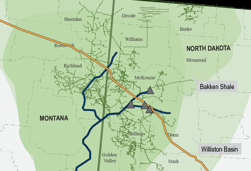 W I L L I S TO N B A S I N PROVIDING VALUABLE TAKEAWAY CAPACITY Natural Gas Liquids Four third-party natural gas processing plant connections in the Williston Basin Highest margin NGL barrel with