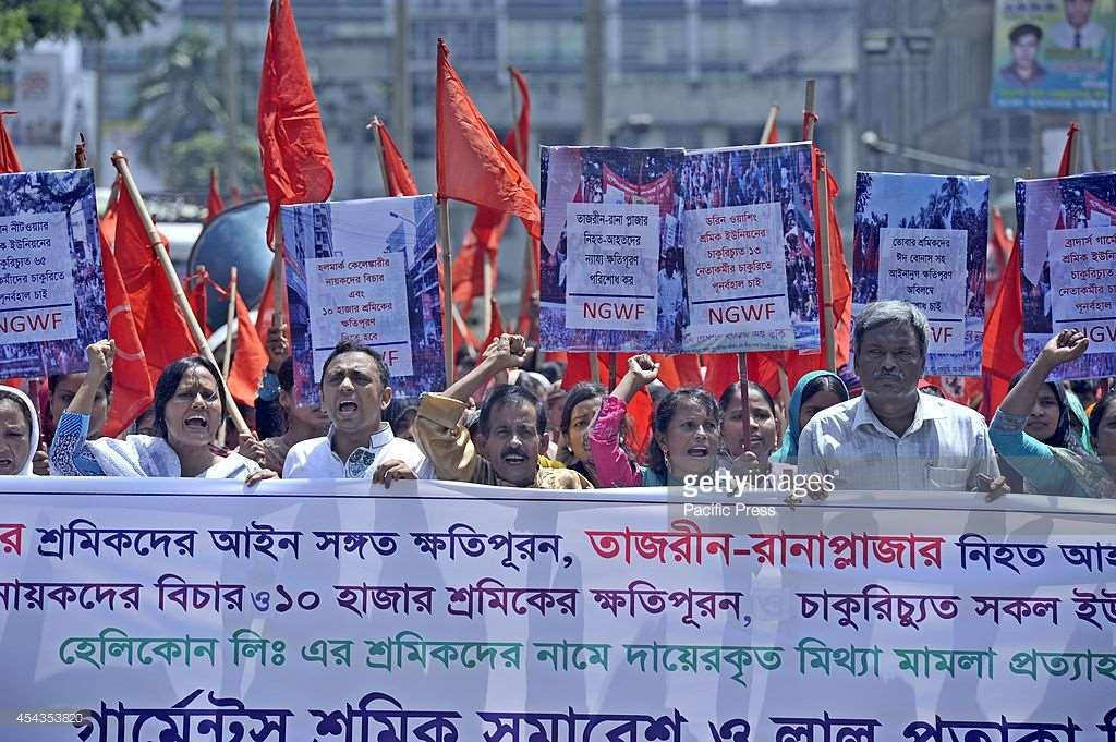 RED FLAG PROTEST RALLY IN DEMAND OF