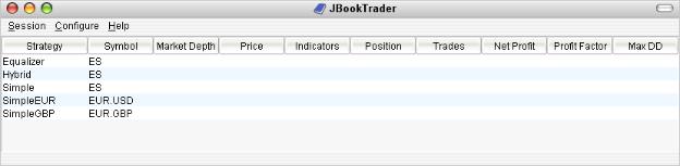 Start JBookTrader: Verify that JBookTrader can connect to TWS:
