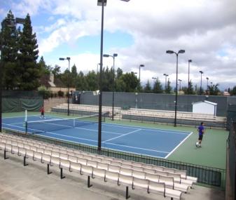 courts to maintain a suitable play surface. Install additional court lighting for the three west courts adjacent to Stevens Creek Blvd.