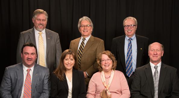 School Board Members There are seven School Board members who serve staggered four-year terms.