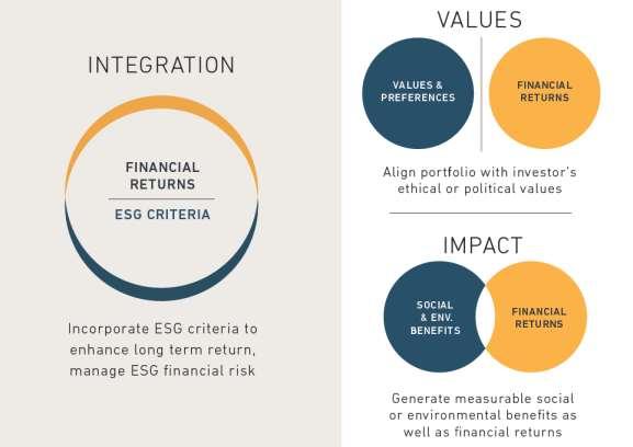 WHAT IS ESG? INVESTOR OBJECTIVES I believe that incorporating ESG can improve my investment results.