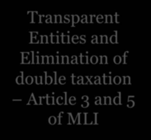 Article 3 and 5 of MLI October