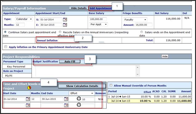 check off the entire budget in PD. 6. You can use the Add Bulk Entry to add up to 5 non-personnel costs in one place. 7.