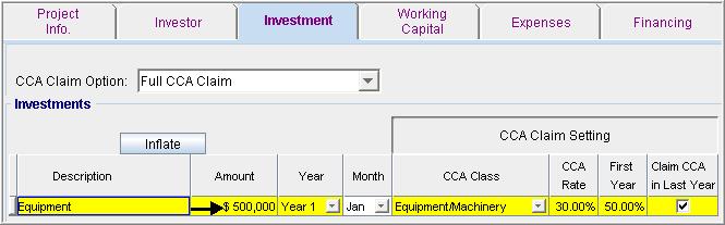 The Investment folder should now look like this Working Capital Folder Working Capital: $30,000 Steps for setting up the