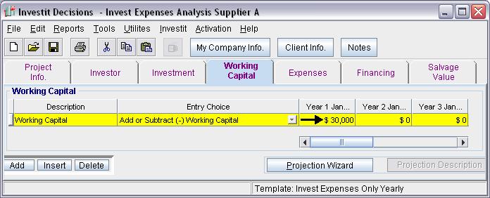 The working capital folder should now look like this; Expenses Folder Repairs & Maintenance: $35,000 for first year increasing at 4.00% per year compounded.