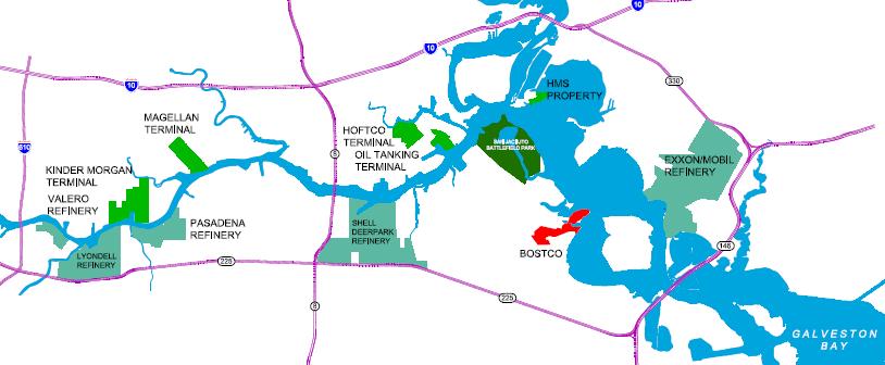 Houston Ship Channel Refinery Complex 10 Texas s 26 petroleum refineries have a