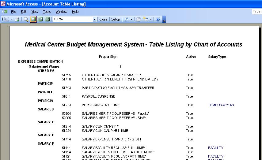 Excel immediately), and click on the export button. Budget Export in the cost center column provides a report of detail of fund centers and accounts suitable for import into Excel.