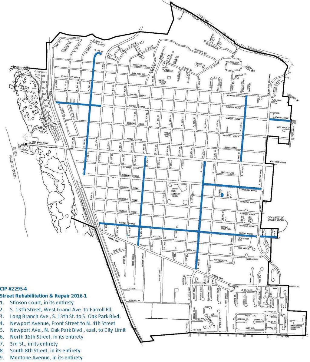 STREETS/STORM DRAINS CIP 2295-4: STREET REHABILITATION AND
