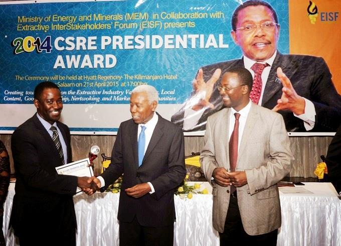 Continuing to enhance our relationships North Mara named as overall winner of the Presidential Awards for Corporate Social Responsibility and Empowerment in Tanzania Demonstrates the progress we have