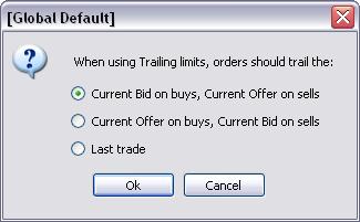 Setting Order & Position Preferences These settings allow you to select a default stop type, set parameters for smart order types, establish offset and range, select risk parameters, identify the
