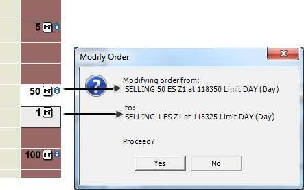 DOMTrader Modes It is important to pay attention to the mode your DOMTrader is in before you place an order, as it affects how an order is filled.
