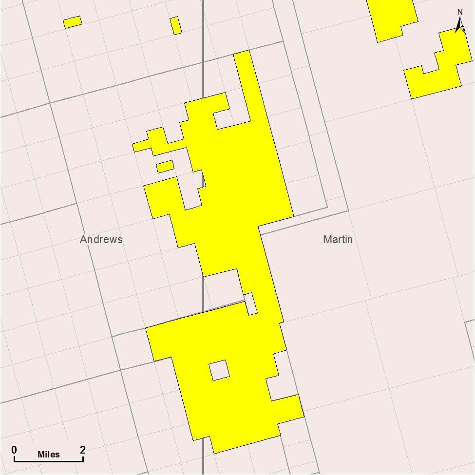 Permian Basin Activity County Line Net Acres: ~20,000 ~1,000 net