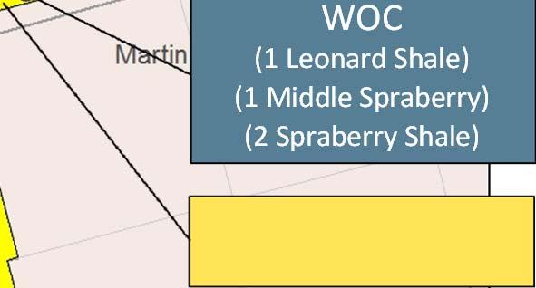 WOC (1 Leonard Shale) (1 Middle Spraberry) (2 Spraberry Shale) 4Q