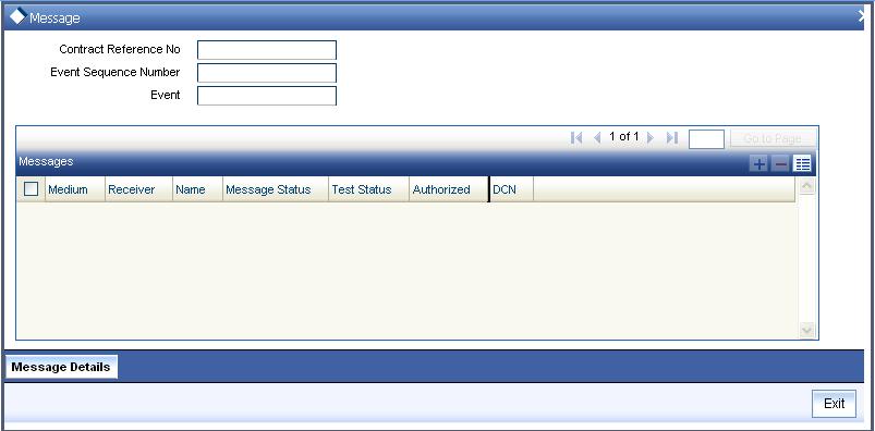Click Exit or Cancel to go back to the screen from where you invoked the Accounting Entries screen. 6.4.