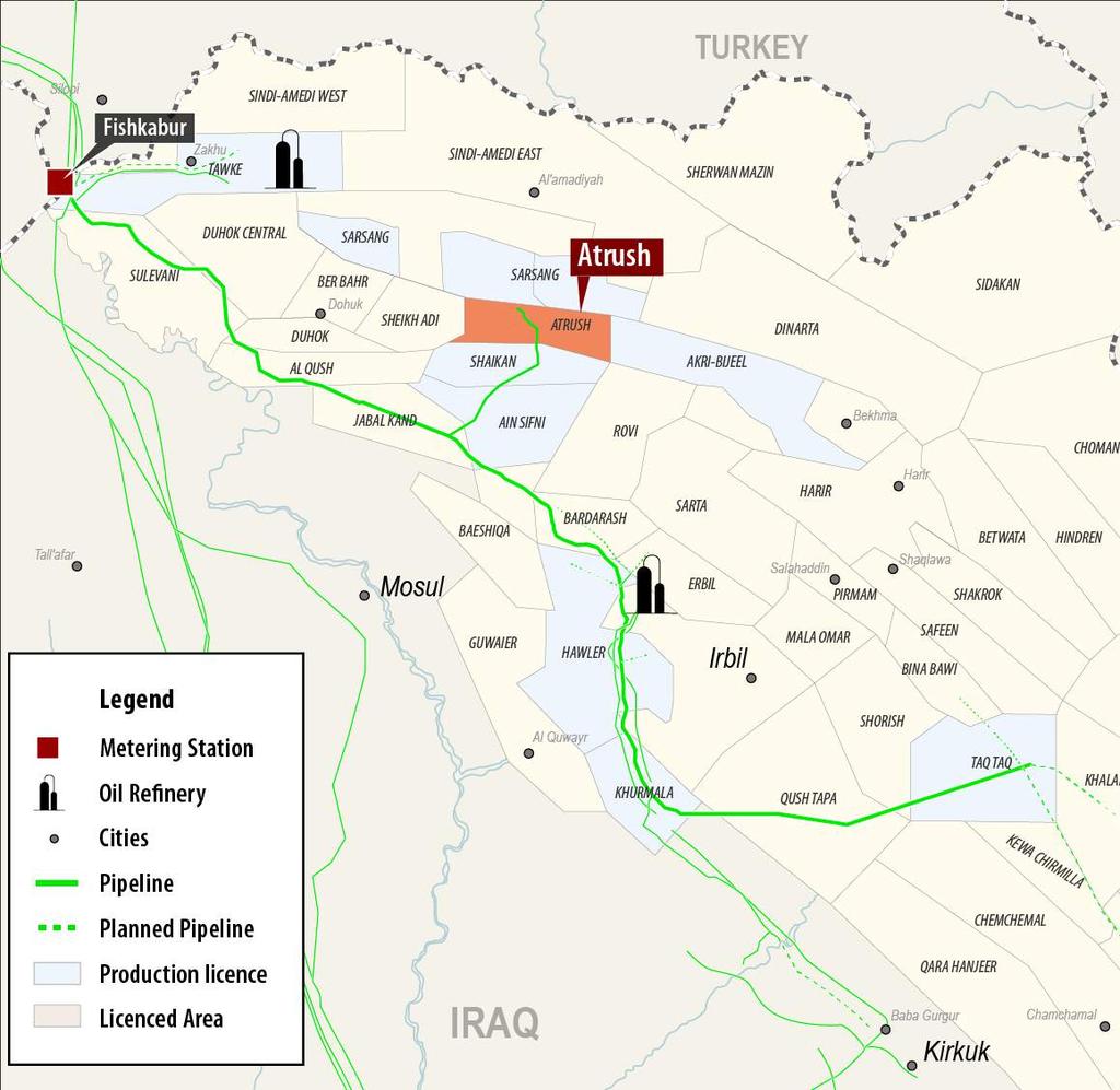 Kurdistan a world class oil province Kurdistan s oil industry is at a relatively early stage of development First exploration PSCs were awarded in 2004 Overview of Kurdistan oil operations
