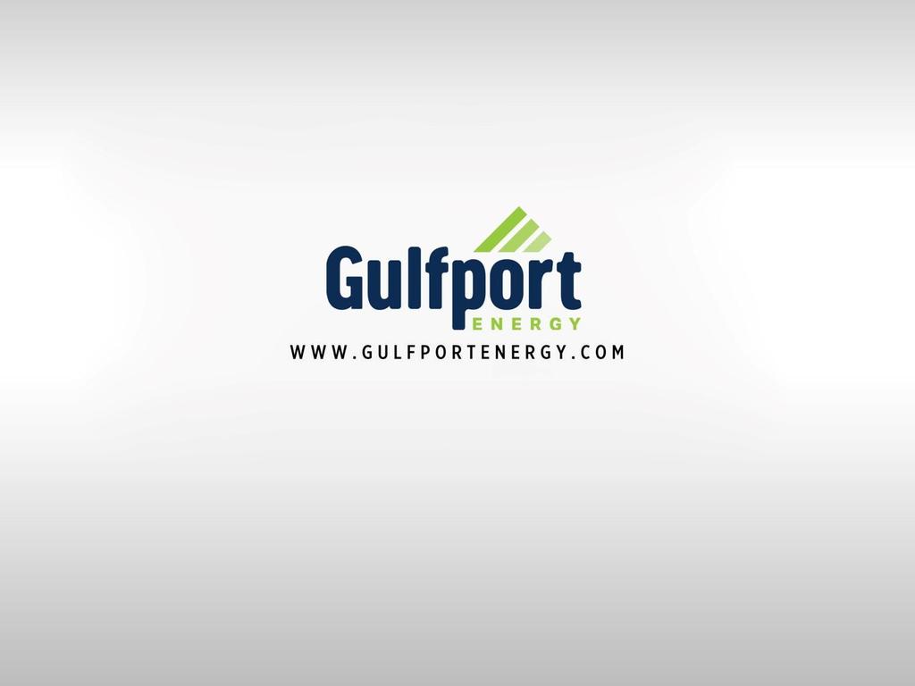 Gulfport Energy Headquarters 14313 North May Avenue, Suite 100 Oklahoma City, OK 73134 www.