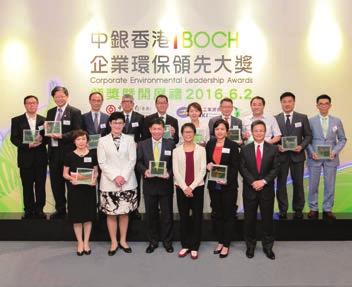 Corporate Social Responsibility BOCHK Corporate Environmental Leadership Awards is successful in promoting environmental practices among the manufacturing and services enterprises in Hong Kong and