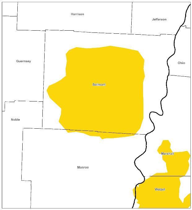 Ohio Utica Play 65,000 total net acres 190 undeveloped locations*