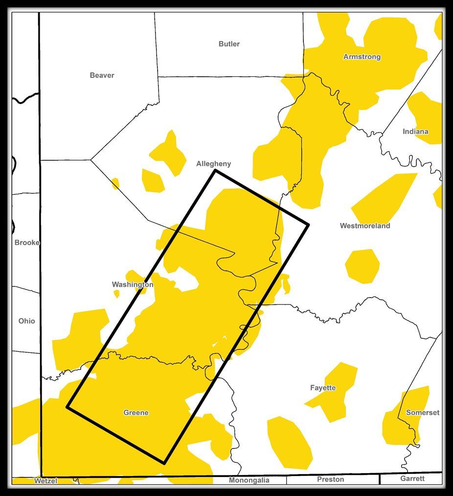 Upper Devonian Play Developed in conjunction with Core Marcellus 149,000 total net acres 500 undeveloped locations* 19 wells in 2018 15,600 ft.