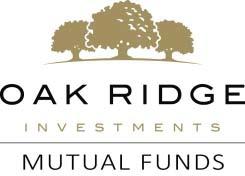 Oak Ridge Technology Insights Fund Class A Shares (ORTAX) Class I Shares (ORTHX) Summary Prospectus October 4, 2016 Before you invest, you may want to review the Fund s prospectus, which contains