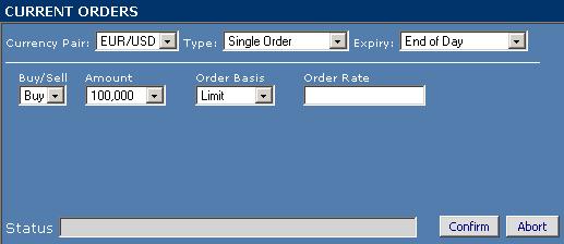 IMPORTANT NOTE: If an order is not already associated to a position, click on the --- to open the Auto Limit/Stop Order dialog.