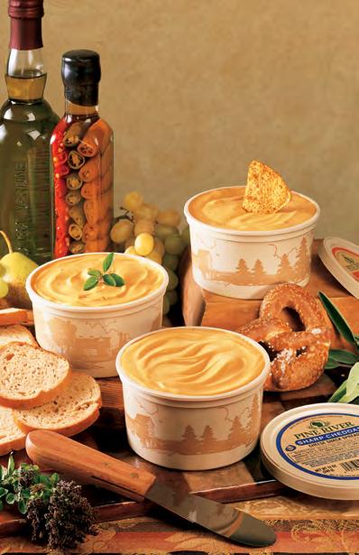 SHARP CHEDDAR SNACK SPREAD This buttery and mello cheddar cheese spread is our most popular
