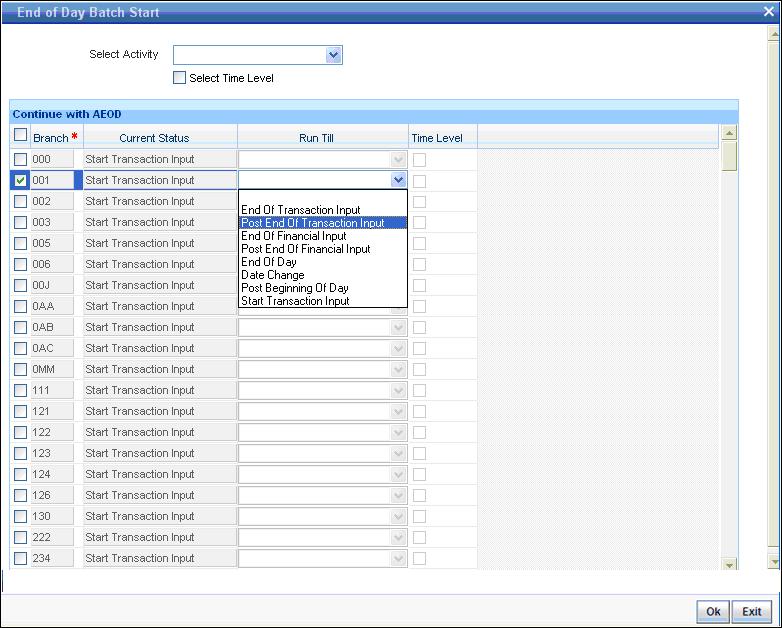 6.1.1 Executing the Batch Process You can execute the batch program through the Collection Bills Batch Process screen.