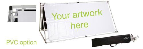 BANNER 2m x 1m and 3m x 1m, with the