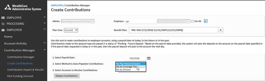 Step 3: Select the appropriate Payroll Date.