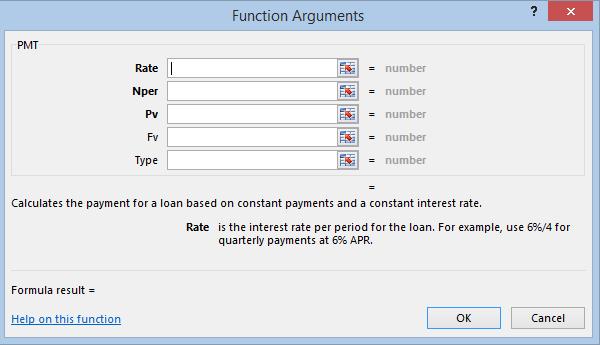 Financial Built-in Functions The financial functions can be isolated in Excel. Simply go to the Function Library on the Formulas tab and select Financial.