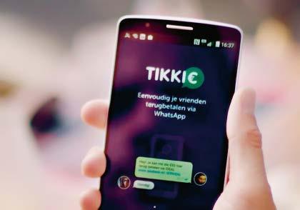 in sign language through webcam Tikkie App