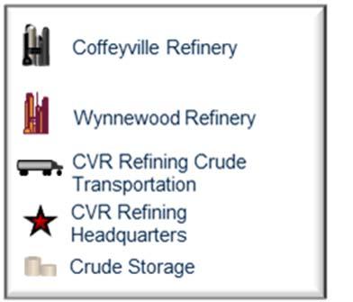 Asset Footprint Refining - 206,500 bpcd of nameplate crude distillation capacity -