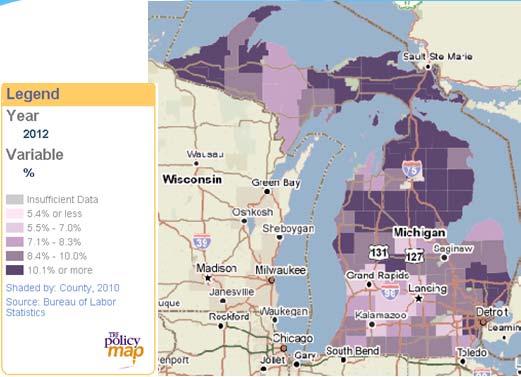 45.0% 40.0% Demographics of Michigan s Uninsured Work Status 40.8% 35.0% 30.
