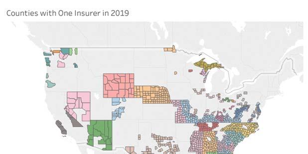 Discussion Insurer participation on the ACA Marketplaces will improve in 2019, with an average of 4.0 insurers participating per state, up from 3.5 in 2018.
