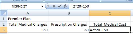 16. For any greater amount of Total Medical Charge, such as those in row 16, the Total Out of Pocket will be equal to the Maximum Out of Pocket.