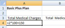 6. Now let s calculate the total annual costs for the Basic Plus Plan for a particular amount of medical charges.