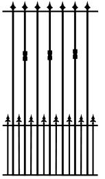 All Railings And Posts Are Railing Prices Below Are For Supply Only Per Metre Wall Railings up-to 1200mm High