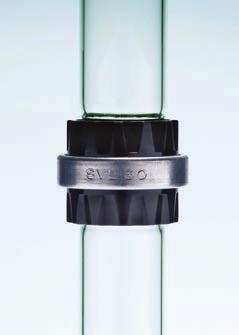 SVL Glassware l SVL glassware has screwthread joints which are easily connected together using purpose made couplings l Only glass and PTFE come into contact with the chemicals being used to provide
