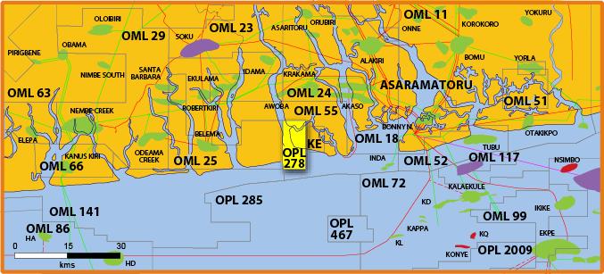 Detailed Asset Overview OML 278 / OPL 282 OPL 278 Description: OEPL bought a 60% stake in OPL 278, located offshore of Rivers State in a transition zone, in 2006; OEPL operates the block Background: