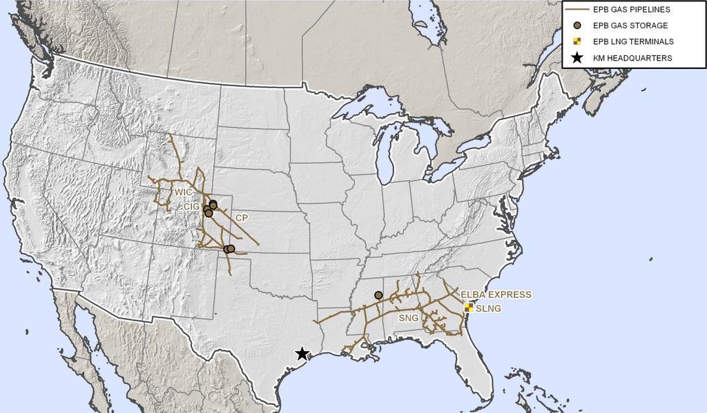 EPB System Map Pipelines: 100% Wyoming Interstate Co.