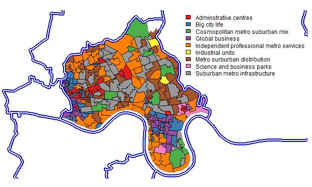 Classification of Workplace Zones, 2011 Tower Hamlets New classification of jobs based on the 2011 Census, grouping people who work in 'Workplace Zones Not just the industry sector in which they work