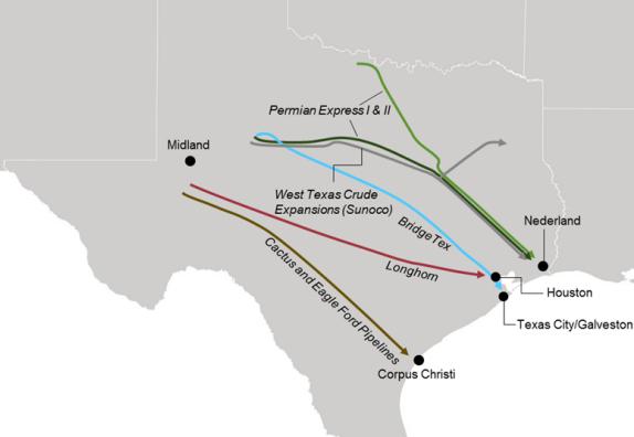 Cactus I (PAA) Cactus I is a 310 mile, 20-inch crude oil pipeline capable of transporting 390 kb/d from McCamey, TX to Gardendale, TX.