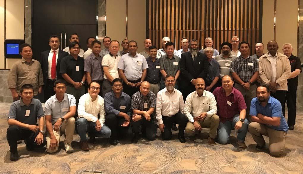 A full house at the OVID refresher course held in Singapore on 16 17 July 2018 These courses are conducted regularly in different locations around the world and help accredited inspectors keep up